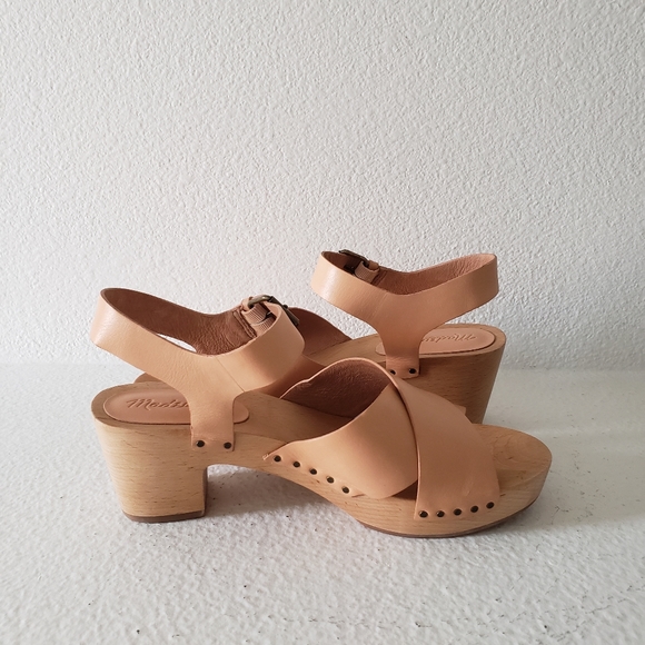 Madewell Johanna Natural Leather Clog - Picture 3 of 7